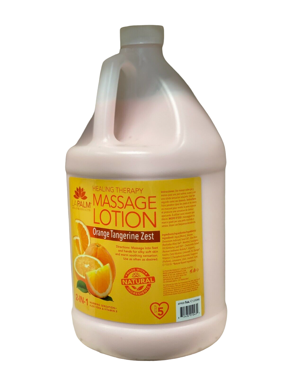 Lapalm Healing Therapy Massage Lotion Orange Tangerine Zest